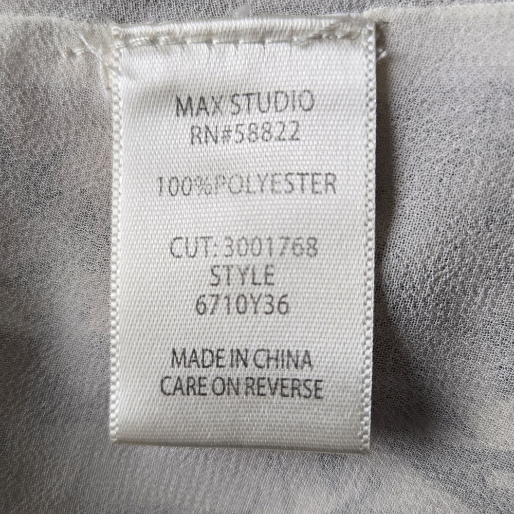 Max Studio Floral Dressy Tank Sleeveless Top - Picture 10 of 12